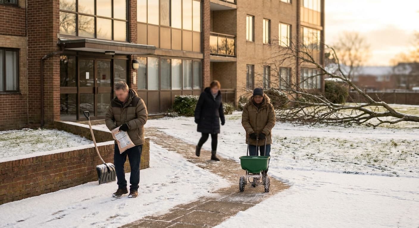 Verkehrssicherungspflicht GdWE: Winterdienst & Haftung