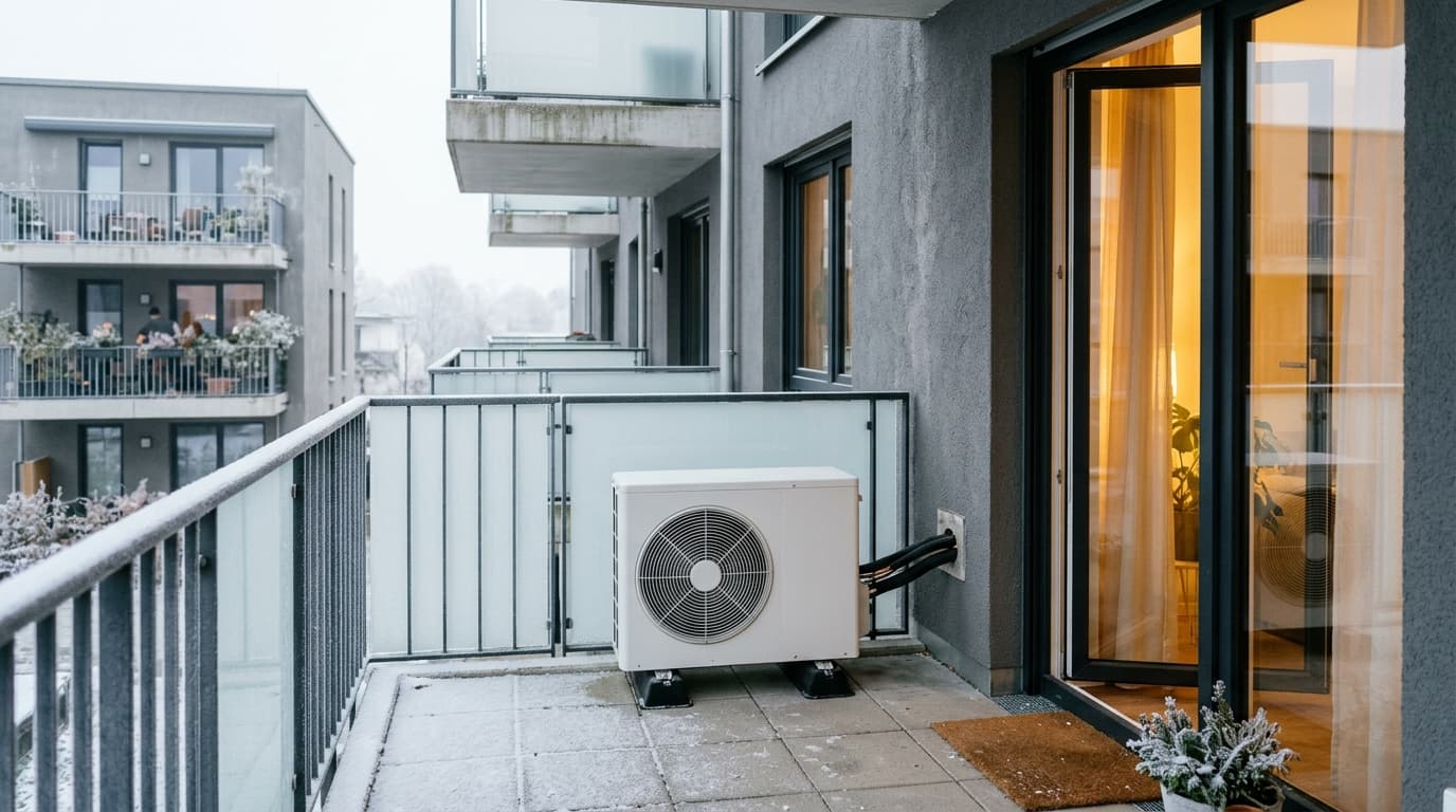 Wärmepumpe in der Eigentumswohnung: Heizen mit Split-Klimaanlage oder Etagen-Wärmepumpe